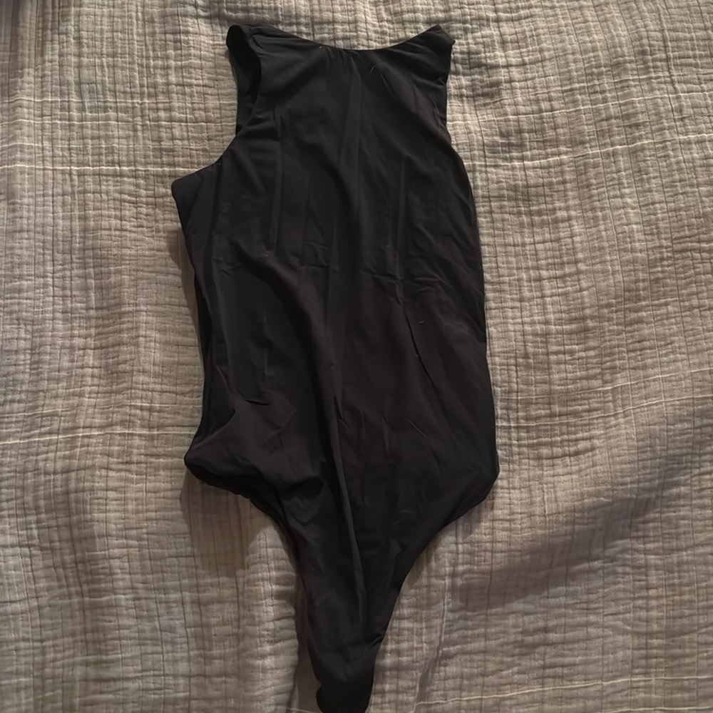 SKIMS Black Bodysuit